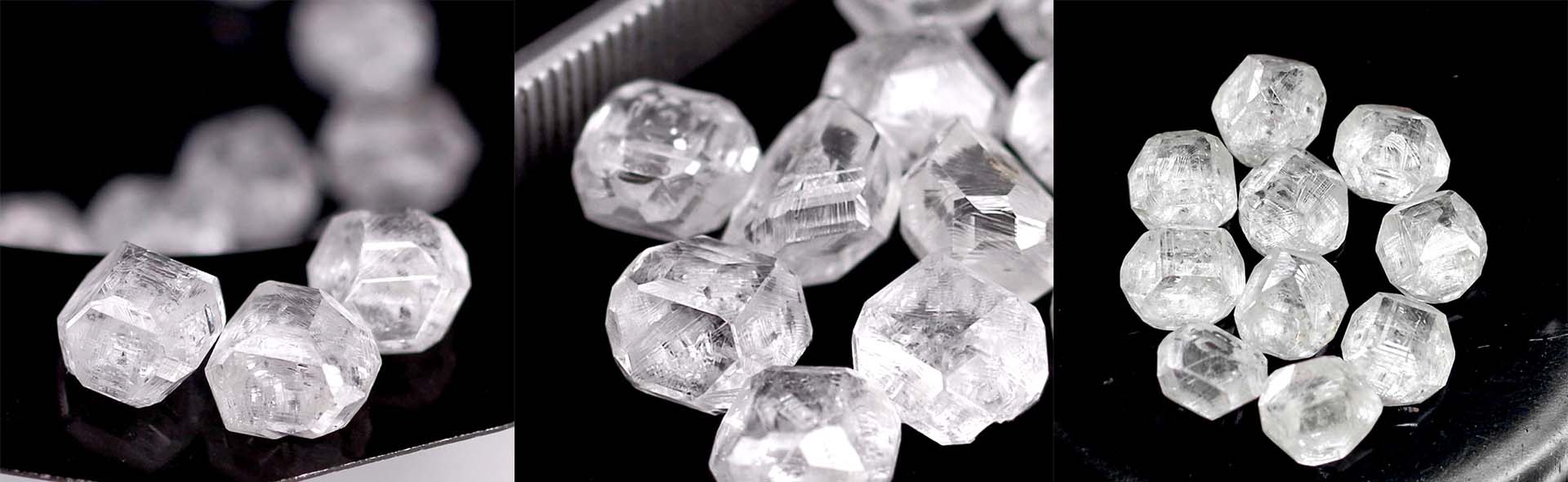 uncut rough white diamond price per carat hpht big size synthetic rough diamond 4