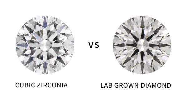  lab grown diamond vs cubic zirconia